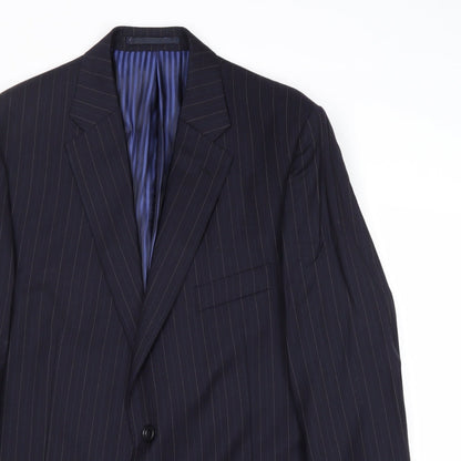 Mens UK Size 42 Marks and Spencer Regular Blue Suit Jacket