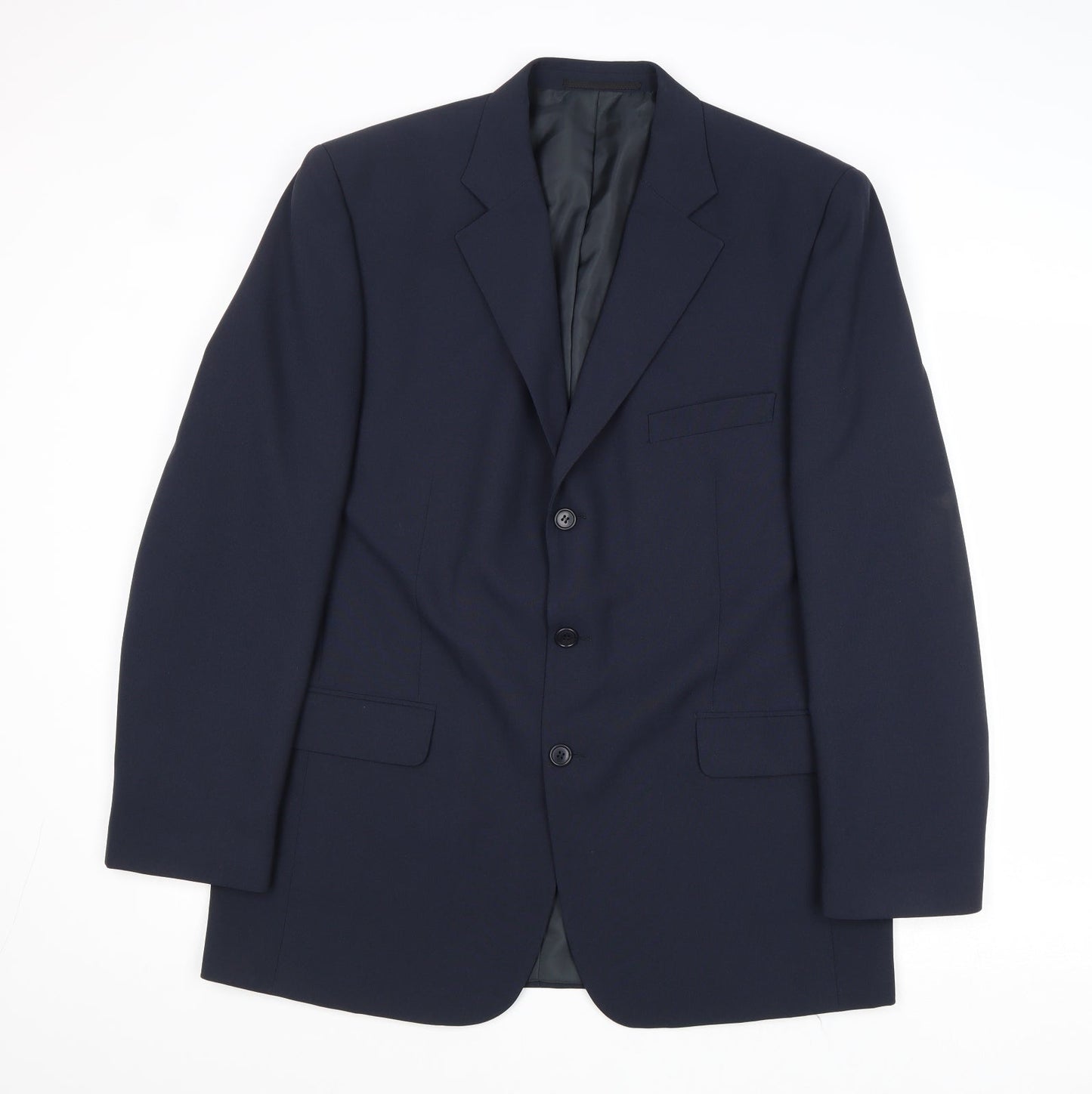 Mens UK Size 40 Dimensions Regular Blue Suit Jacket