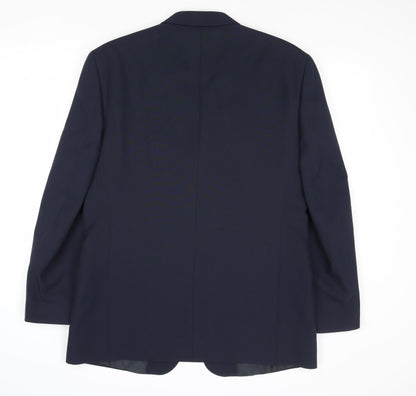 Mens UK Size 40 Dimensions Regular Blue Suit Jacket