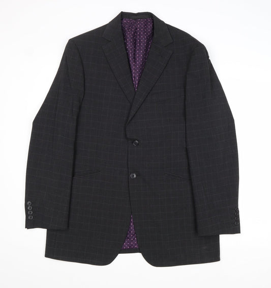 Mens UK Size 40 Marks and Spencer Regular Grey Suit Jacket