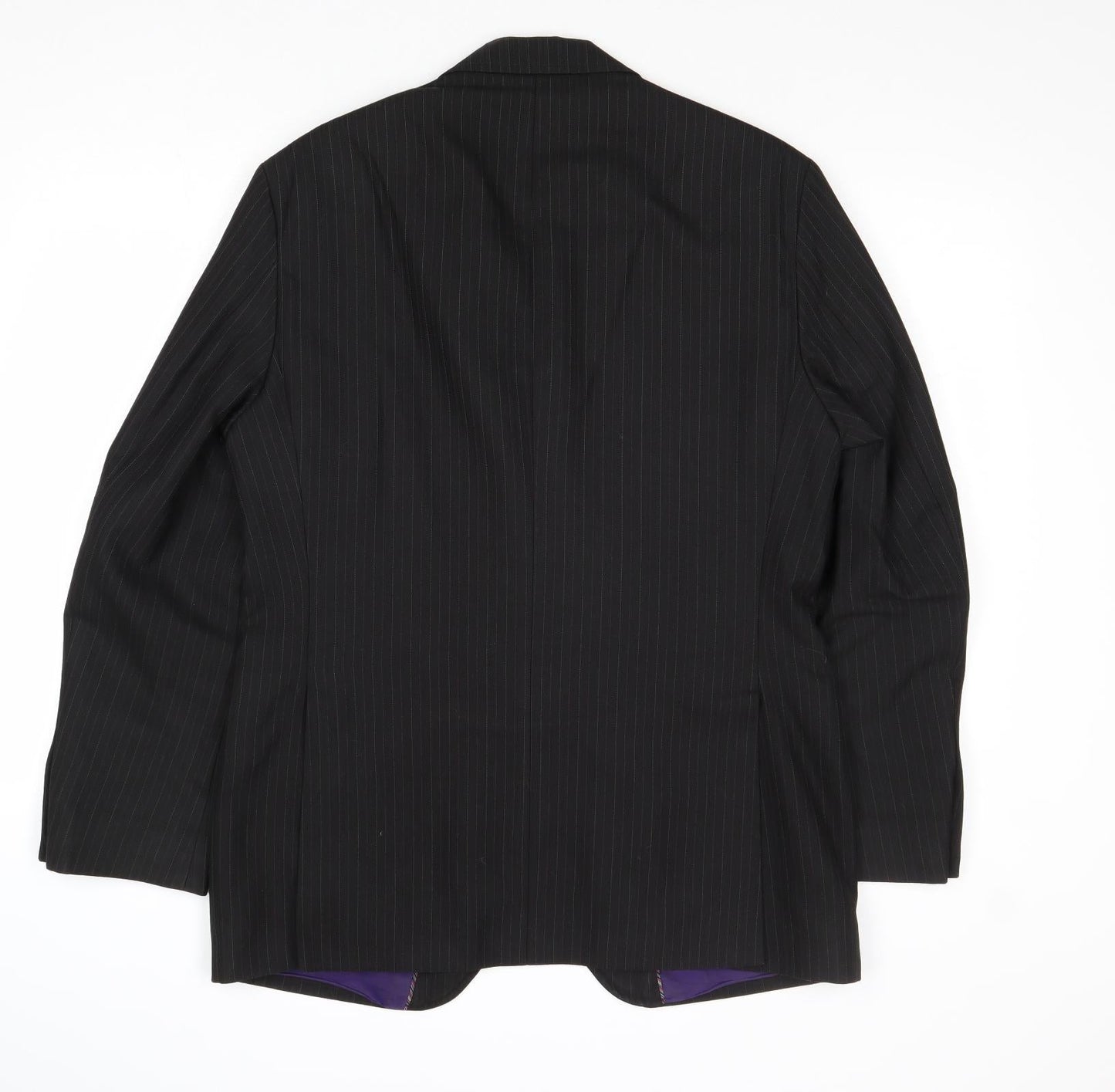 Mens UK Size 40 Impressions Regular Black Suit Jacket