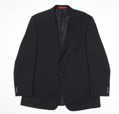 Mens UK Size 44 Burton Regular Black Suit Jacket