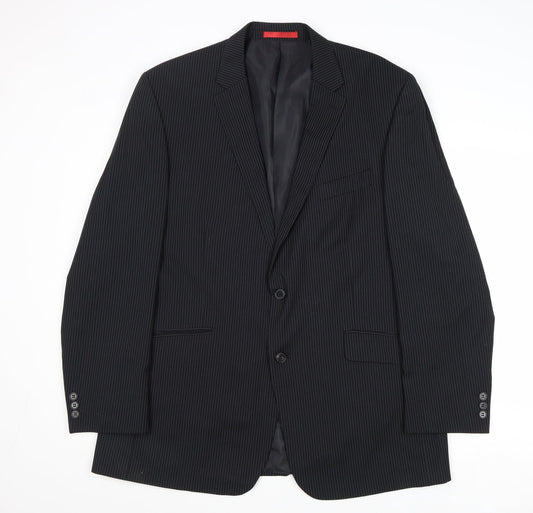 Mens UK Size 44 Burton Regular Black Suit Jacket