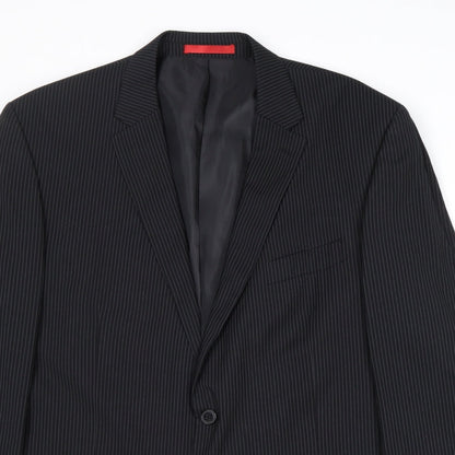 Mens UK Size 44 Burton Regular Black Suit Jacket