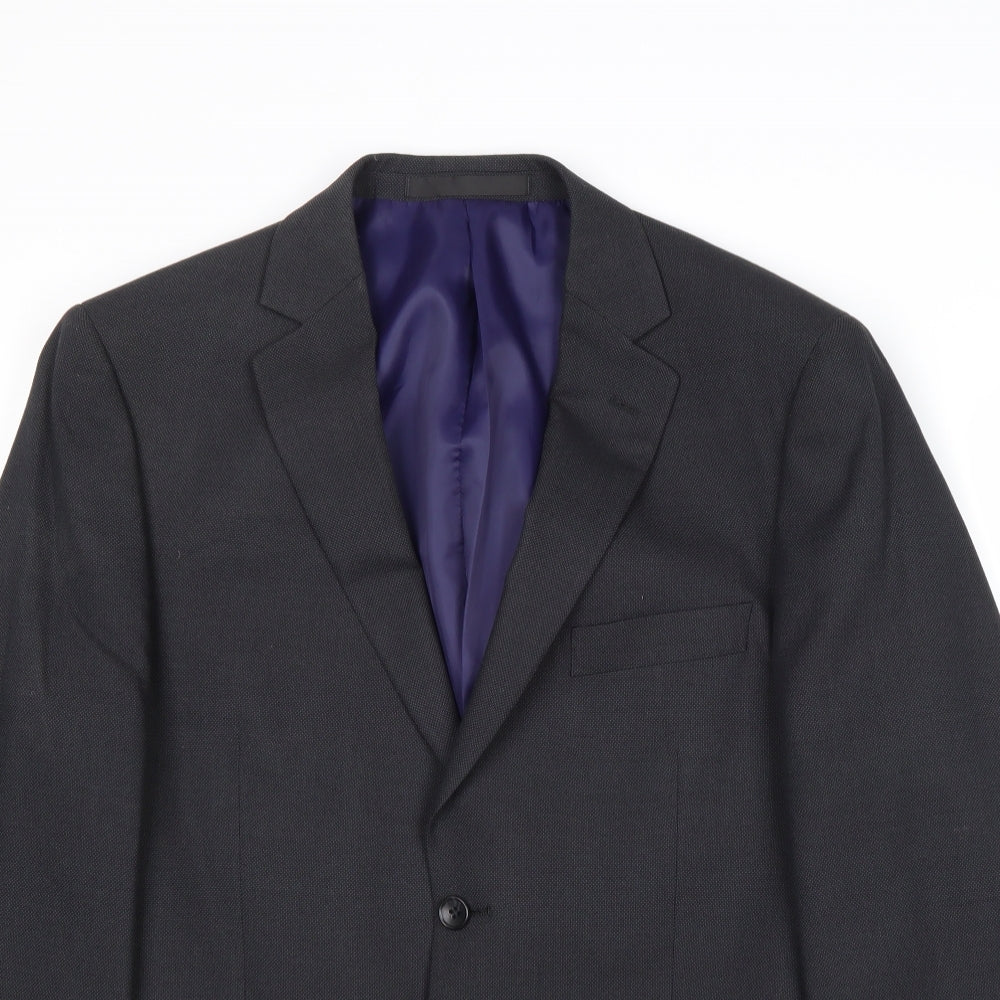 Mens UK Size 40 Marks and Spencer Regular Grey Suit Jacket