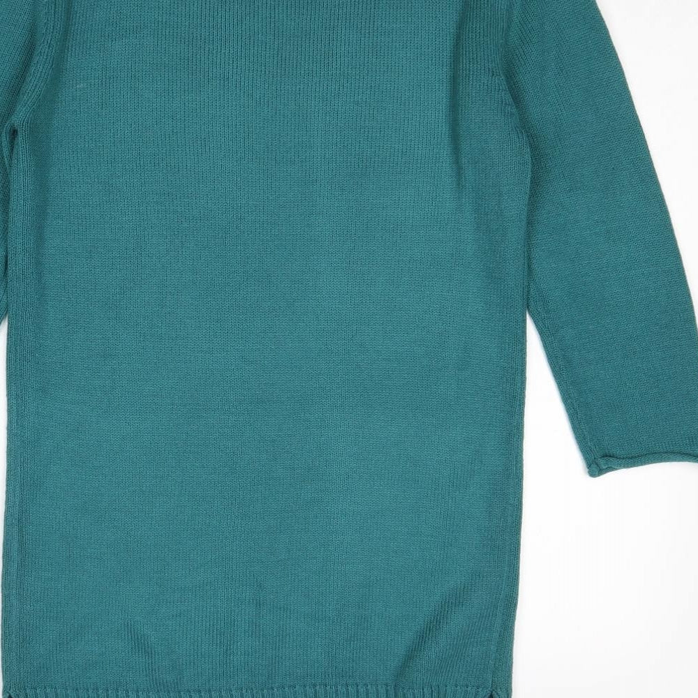 Womens UK Size M Terranova Blue Pullover Jumper