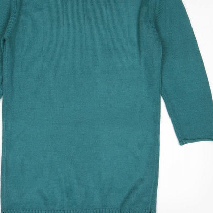 Womens UK Size M Terranova Blue Pullover Jumper