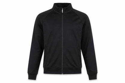 Aiuir Mens Black Polyester Full Zip Sweatshirt Size M Zip - Logo