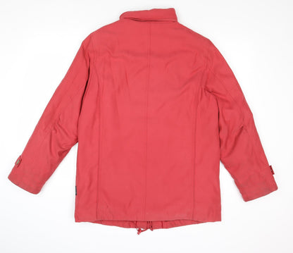 Isabell Womens Pink Jacket Size 10 Zip