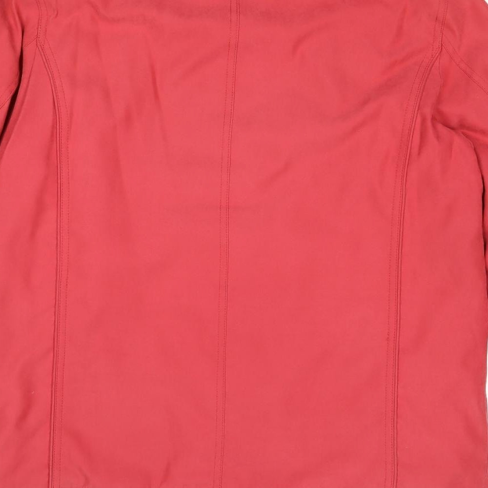 Isabell Womens Pink Jacket Size 10 Zip