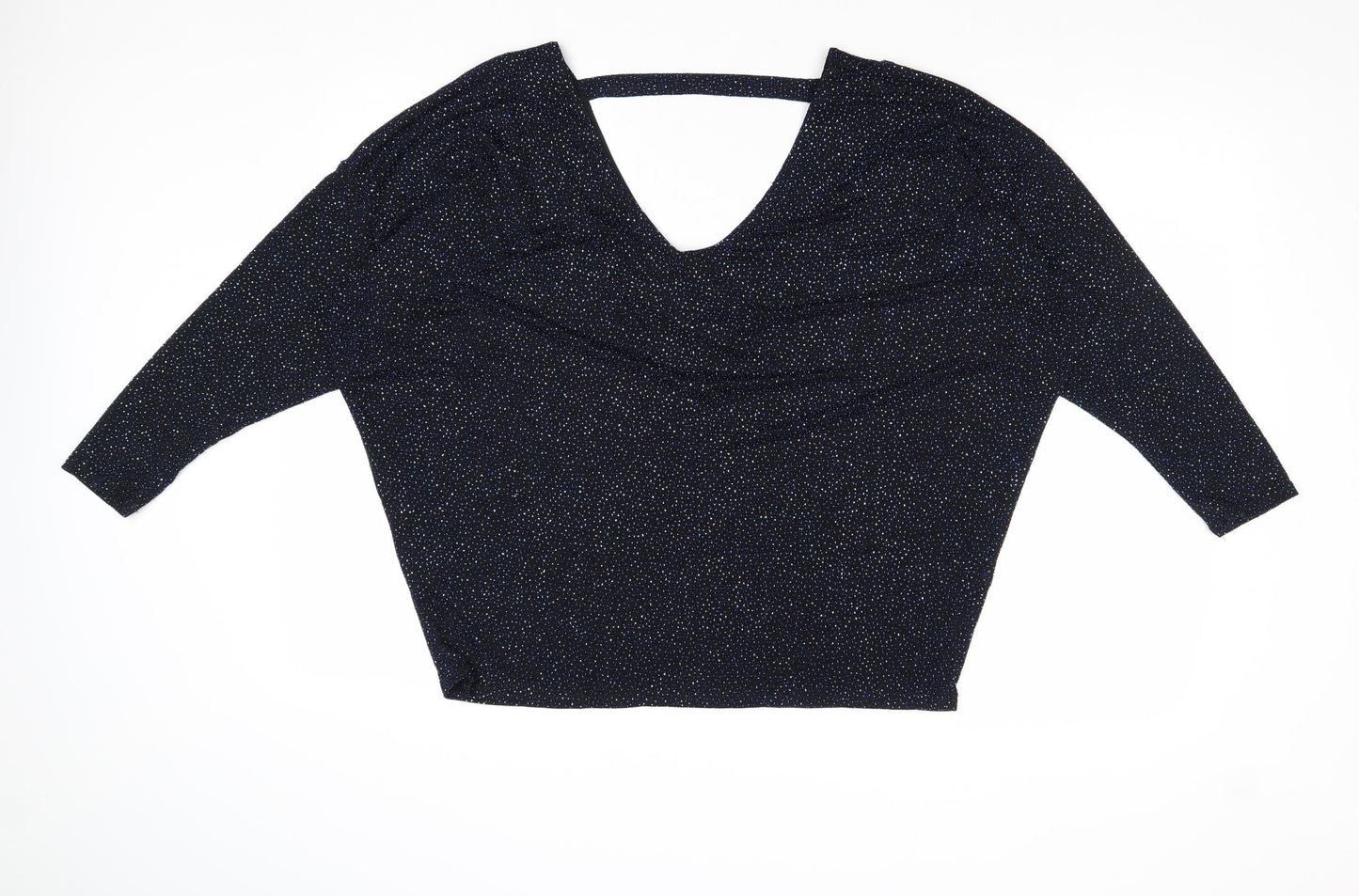 Womens UK Size 16 Dorothy Perkins Blue Basic Blouse