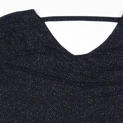 Womens UK Size 16 Dorothy Perkins Blue Basic Blouse