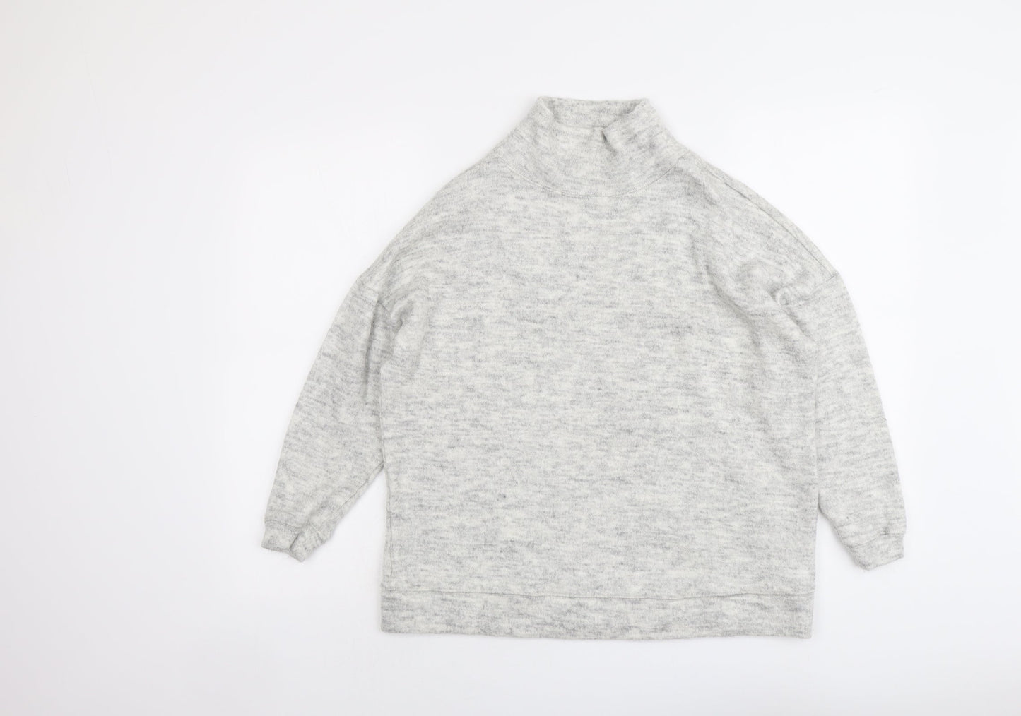 Womens UK Size S New Look Grey Pullover Jumper