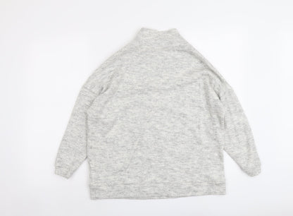 Womens UK Size S New Look Grey Pullover Jumper