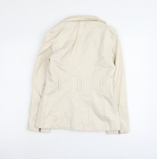 Principles Womens Beige Jacket Size 6 Zip