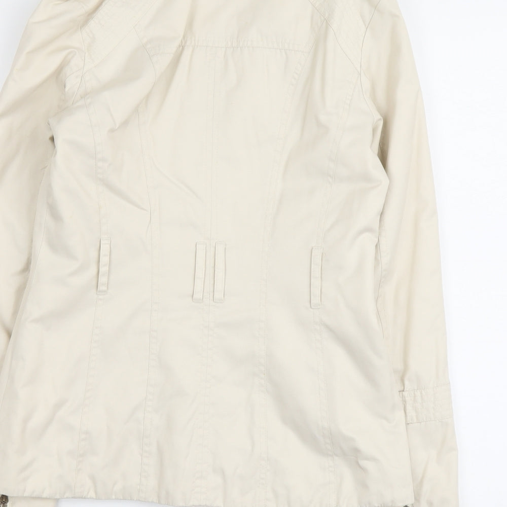 Principles Womens Beige Jacket Size 6 Zip