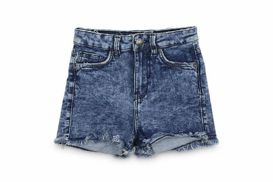Womens UK Size 4 Bershka Regular Fit Boyfriend Shorts