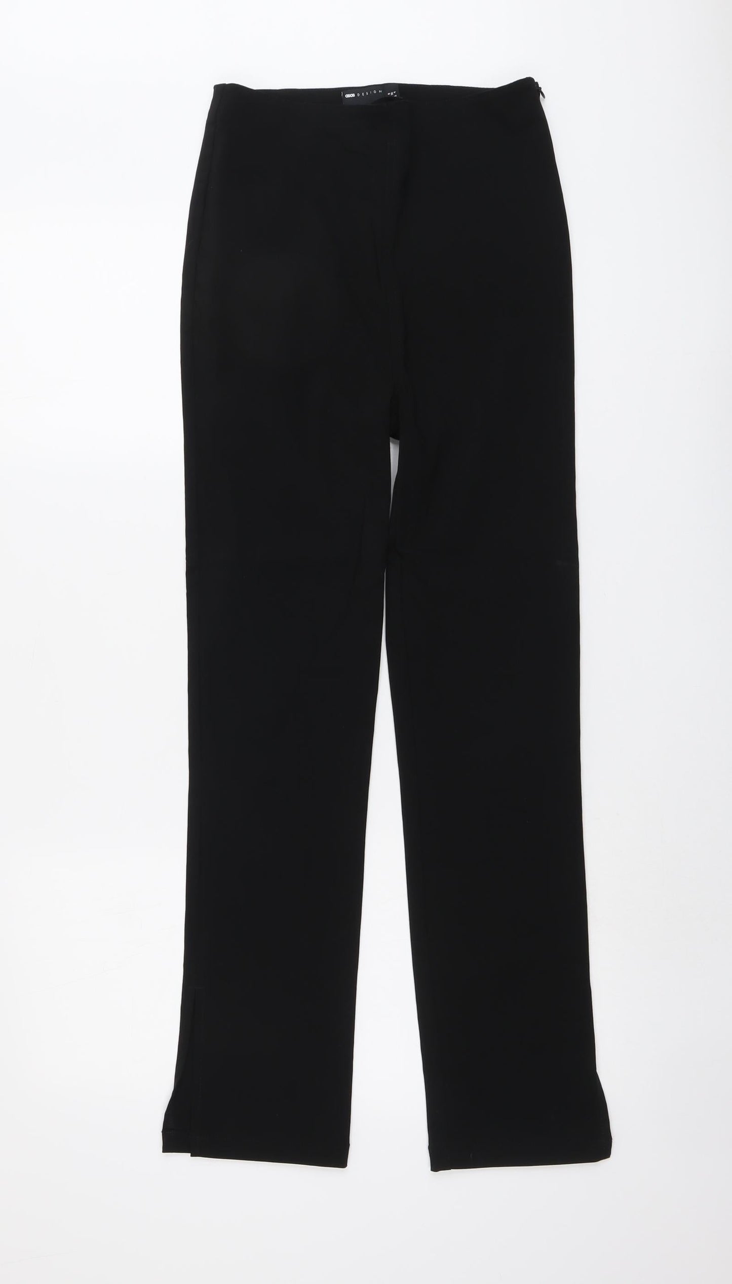 Womens UK Size 8 ASOS Regular Fit  Black Trousers