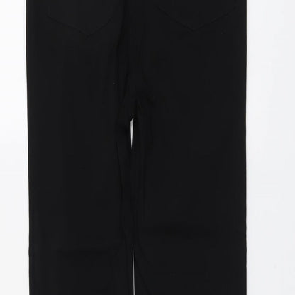 Womens UK Size 8 ASOS Regular Fit  Black Trousers