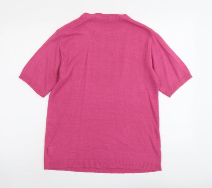 Womens UK Size M Akal Collection Pink Pullover Jumper