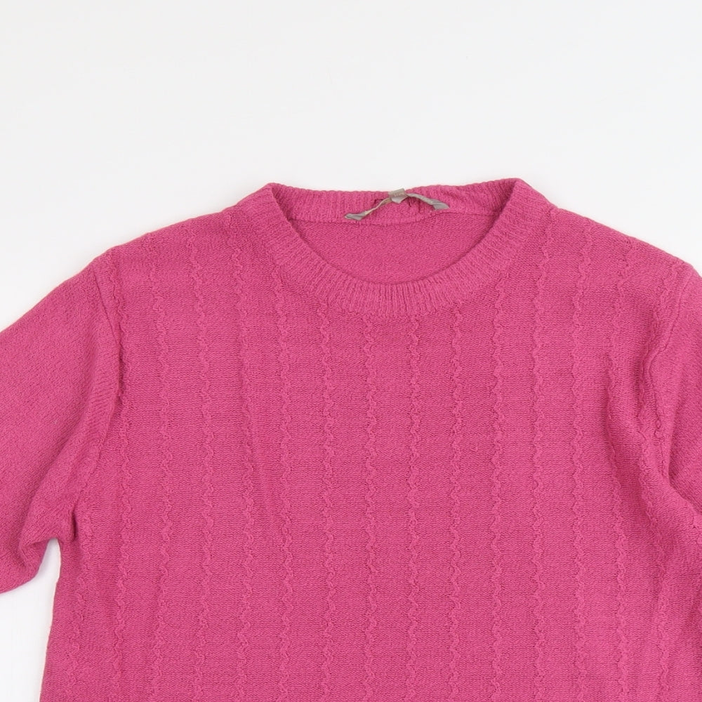 Womens UK Size M Akal Collection Pink Pullover Jumper