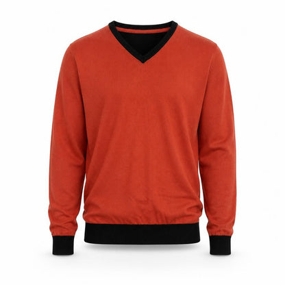 Mens UK Size XS Twisted Soul Red Pullover Jumper