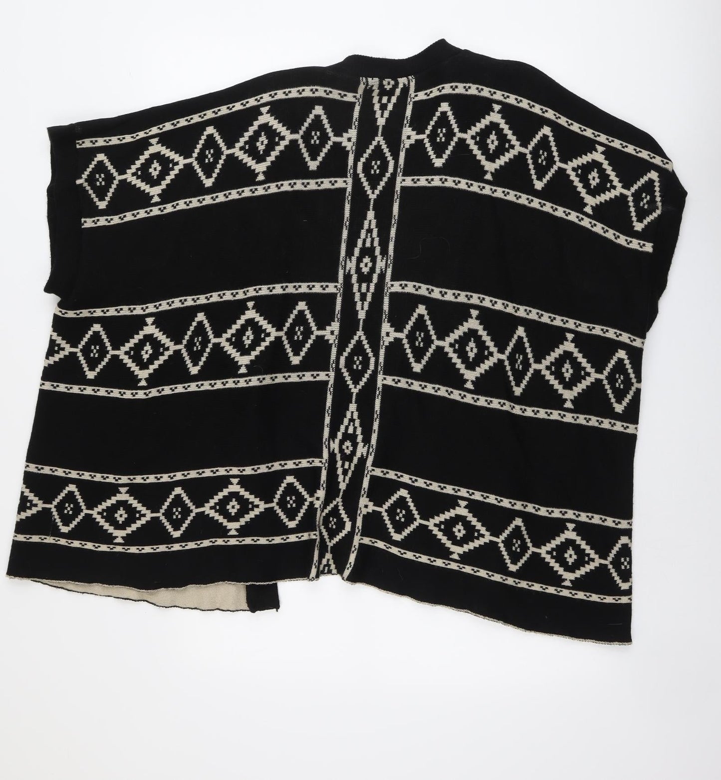 Womens UK Size S New Look Black Cardigan Jumper