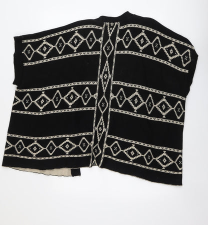 Womens UK Size S New Look Black Cardigan Jumper