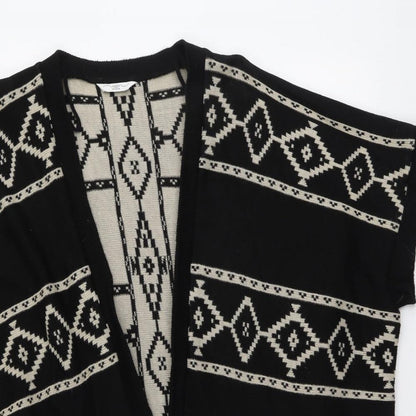 Womens UK Size S New Look Black Cardigan Jumper