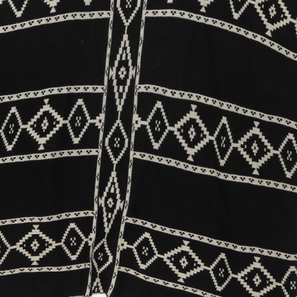 Womens UK Size S New Look Black Cardigan Jumper