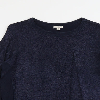 Gap Womens Blue Cotton Pullover Sweatshirt Size M Pullover
