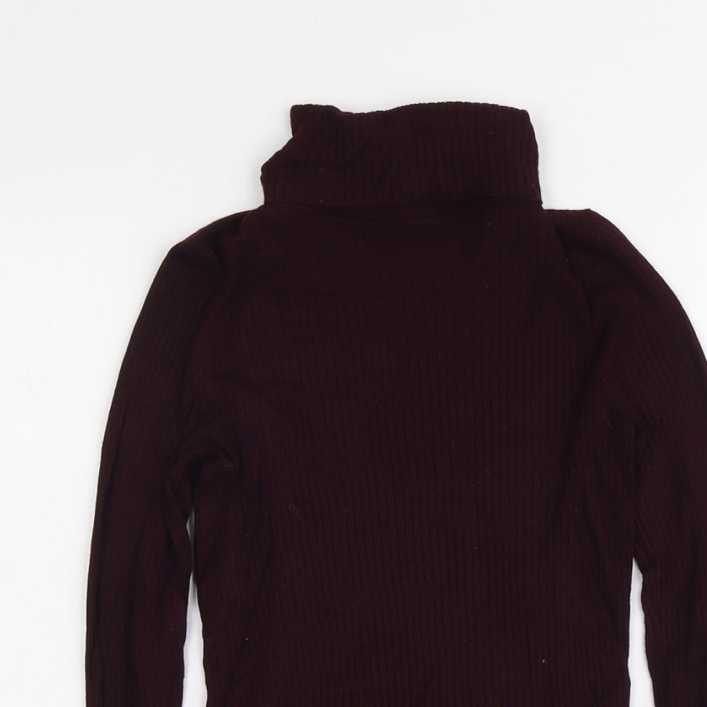 Womens UK Size 10 New Look Purple Pullover Jumper
