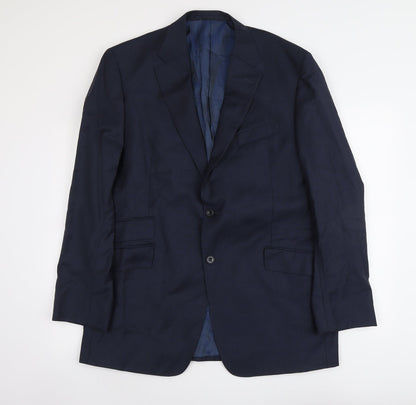 Mens UK Size L Marks and Spencer Regular Blue Suit Jacket