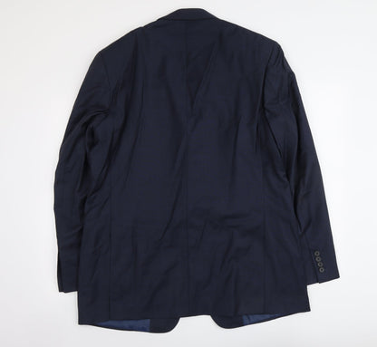 Mens UK Size L Marks and Spencer Regular Blue Suit Jacket