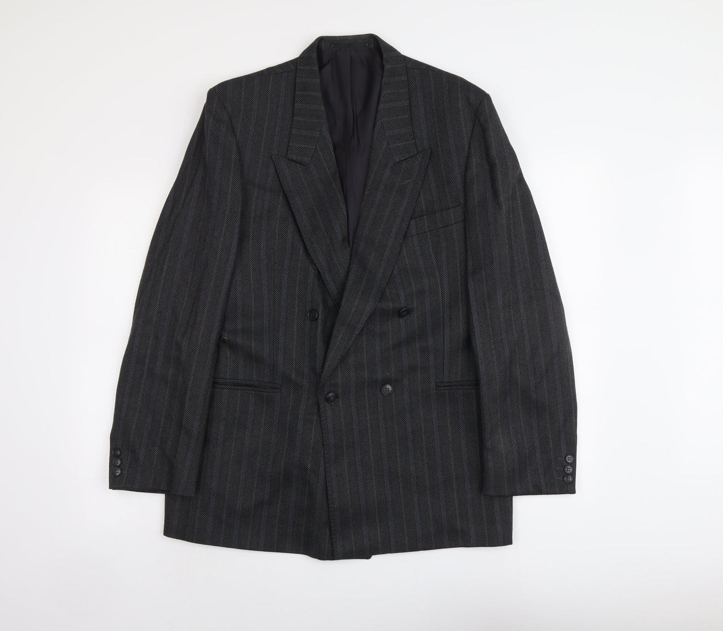 Mens UK Size L Hornes Regular Grey Suit Jacket