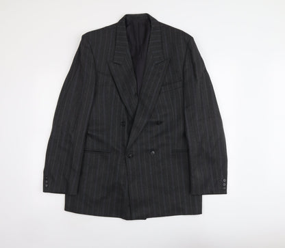 Mens UK Size L Hornes Regular Grey Suit Jacket