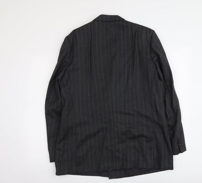 Mens UK Size L Hornes Regular Grey Suit Jacket