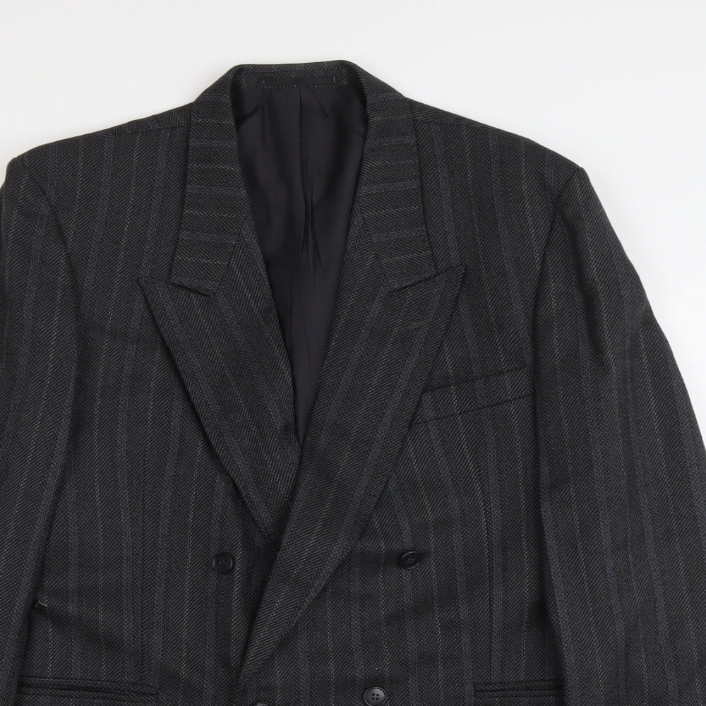 Mens UK Size L Hornes Regular Grey Suit Jacket