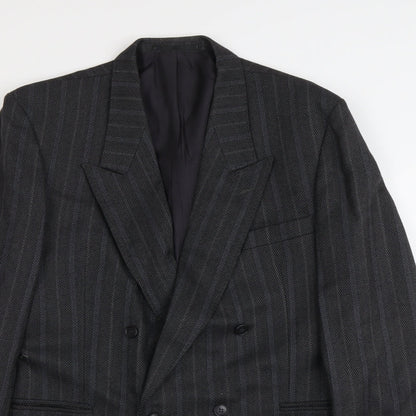 Mens UK Size L Hornes Regular Grey Suit Jacket