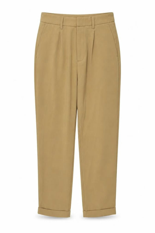 Womens UK Size 8 Stradivarius Regular Fit  Beige Trousers