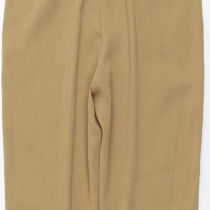 Womens UK Size 8 Stradivarius Regular Fit  Beige Trousers