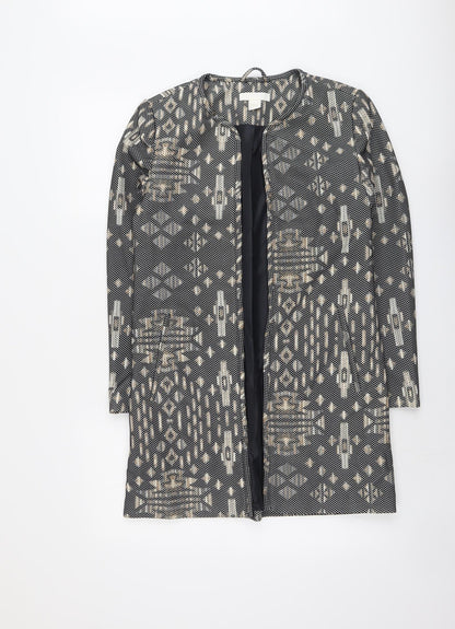 Womens UK Size 8 H&M Black Jacket