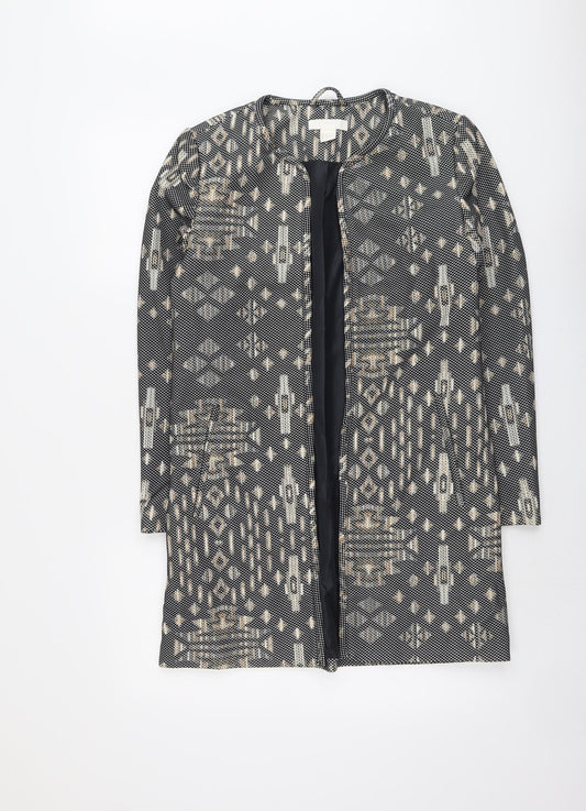 Womens UK Size 8 H&M Black Jacket
