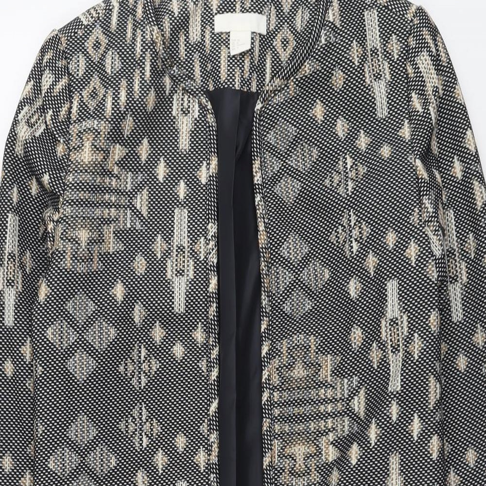 Womens UK Size 8 H&M Black Jacket