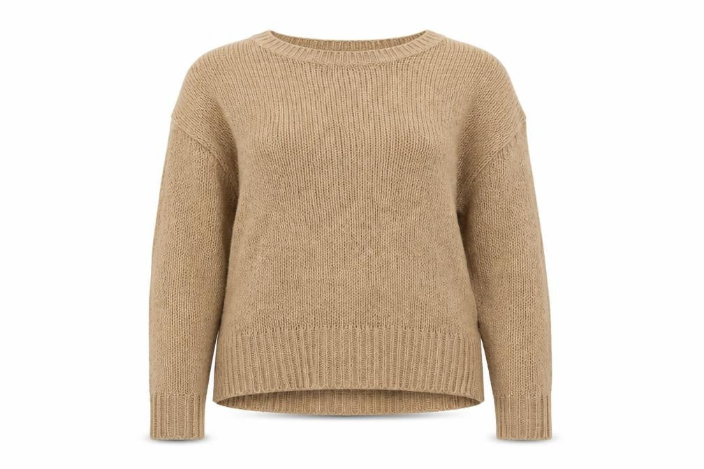 Womens UK Size M New Look Beige Pullover Jumper