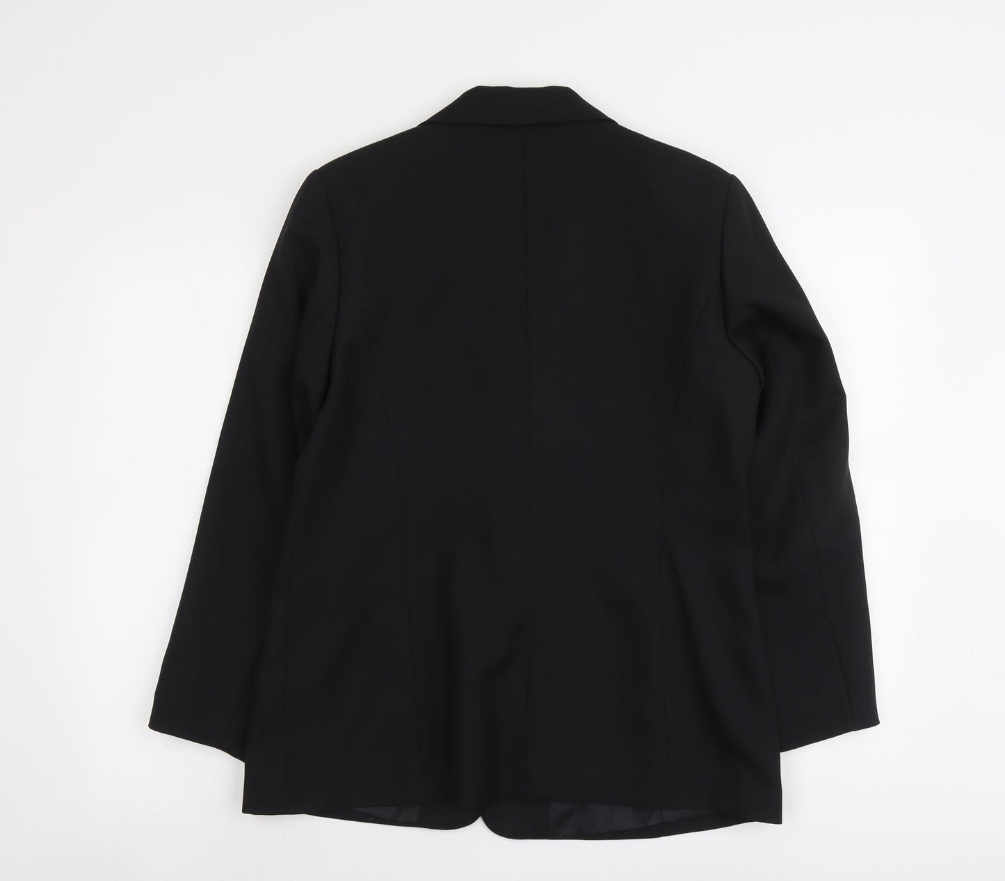 Daxton Womens Black Polyester Jacket Suit Jacket Size 14