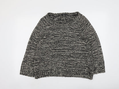 Womens UK Size L M&Co Black Pullover Jumper