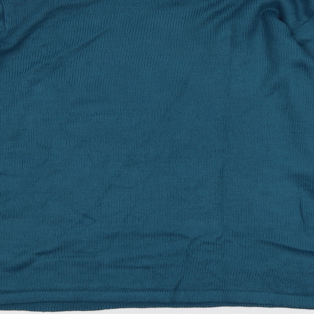 Womens UK Size 14 EWM Blue Pullover Jumper