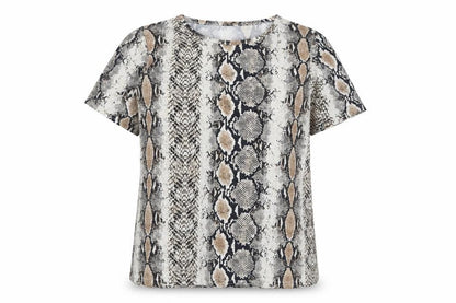 Womens UK Size 10 PRETTYLITTLETHING Beige Basic T-Shirt