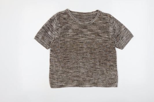 Womens UK Size 12 Marks and Spencer Beige Pullover Jumper